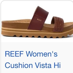 Reef Women's Cushion Vista Hi Tan Sandals